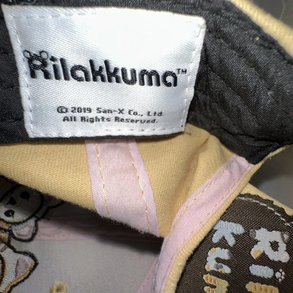 Rare Rilakkuma Hat Cat Ears Snapback San-X Co Bioworld 2019 OSFM Kawaii Cats